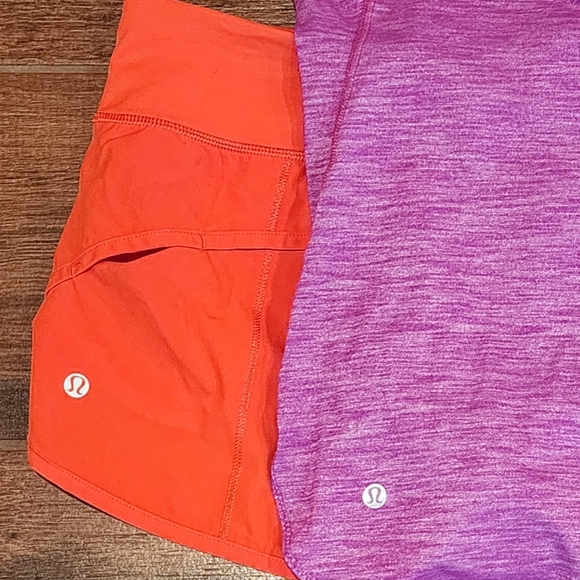 Lululemon What the Sport tank and Speed Up shorts - size 6 - Picture 6 of 7